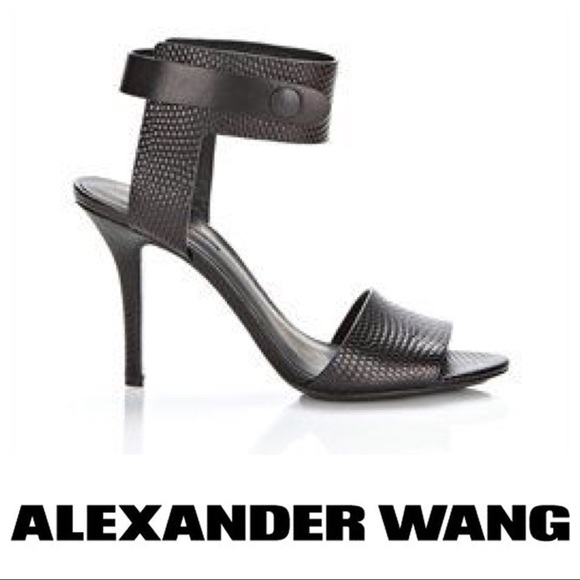 Alexander Wang Amber Black Heels 39 8-8.5 - Picture 8 of 8